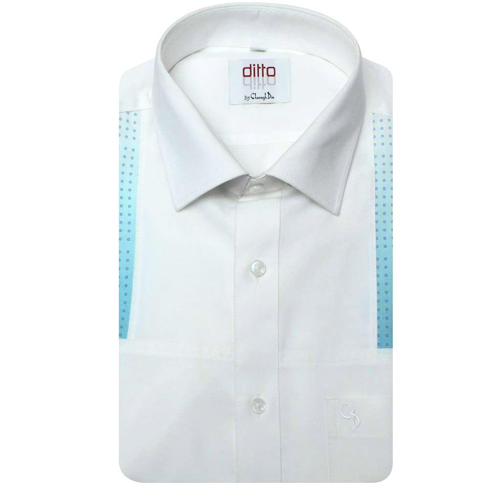 WHITE SLIM SHIRT