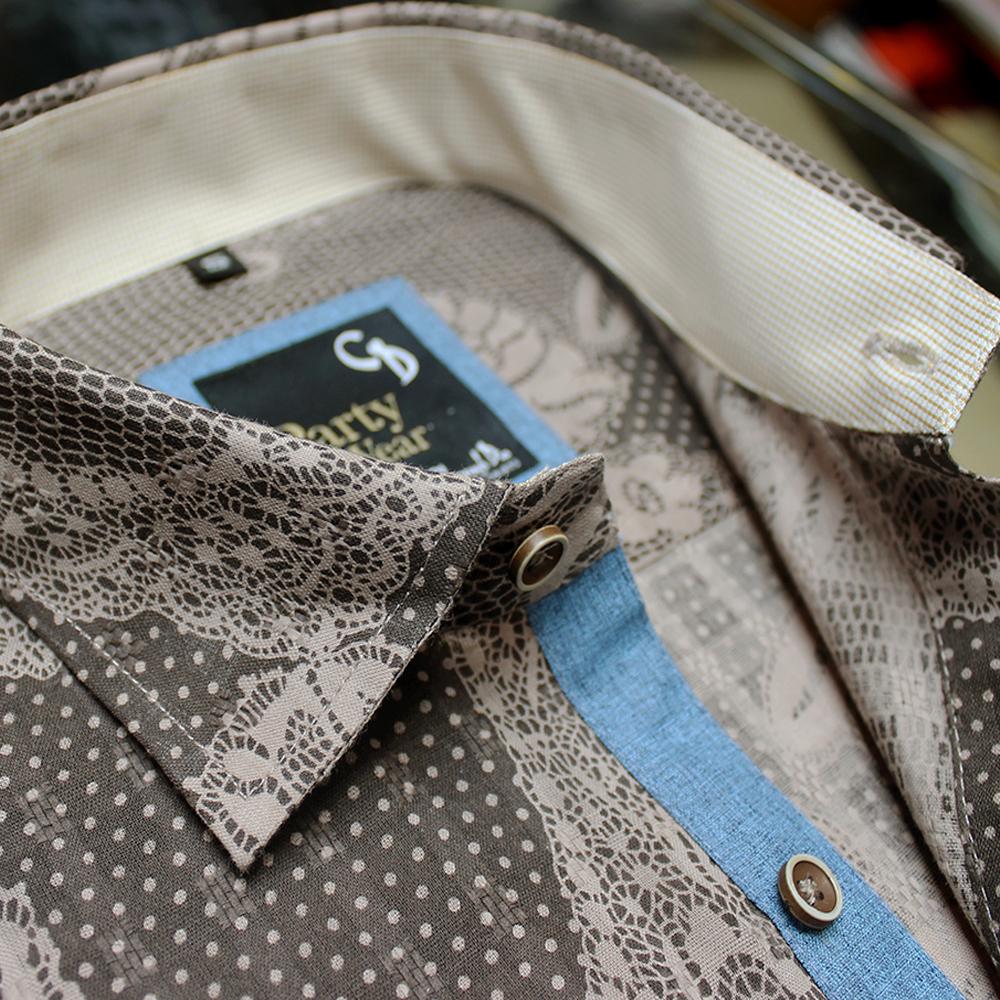 BROWN SUAVE SHIRT