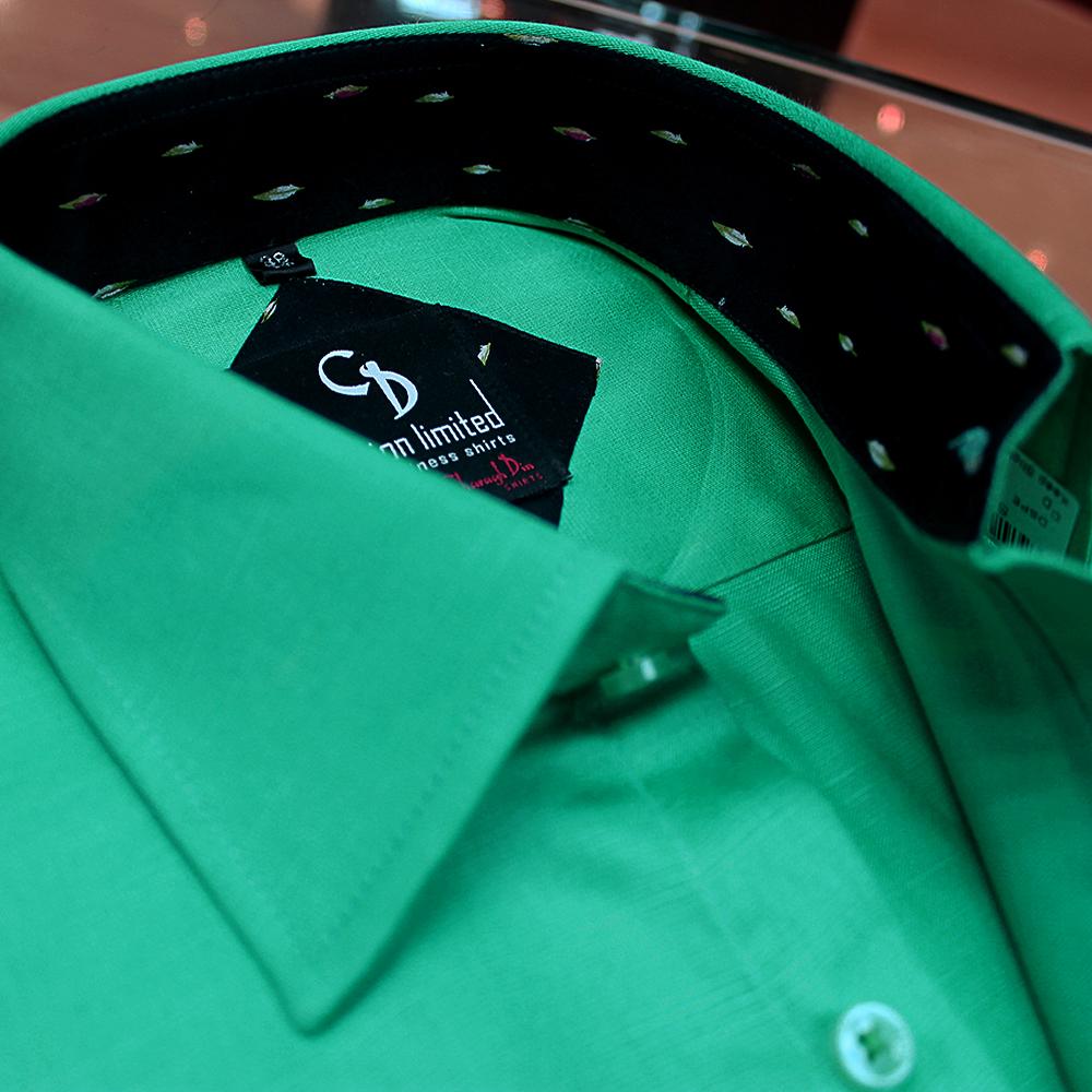 GREEN BUSINESS SHIRT