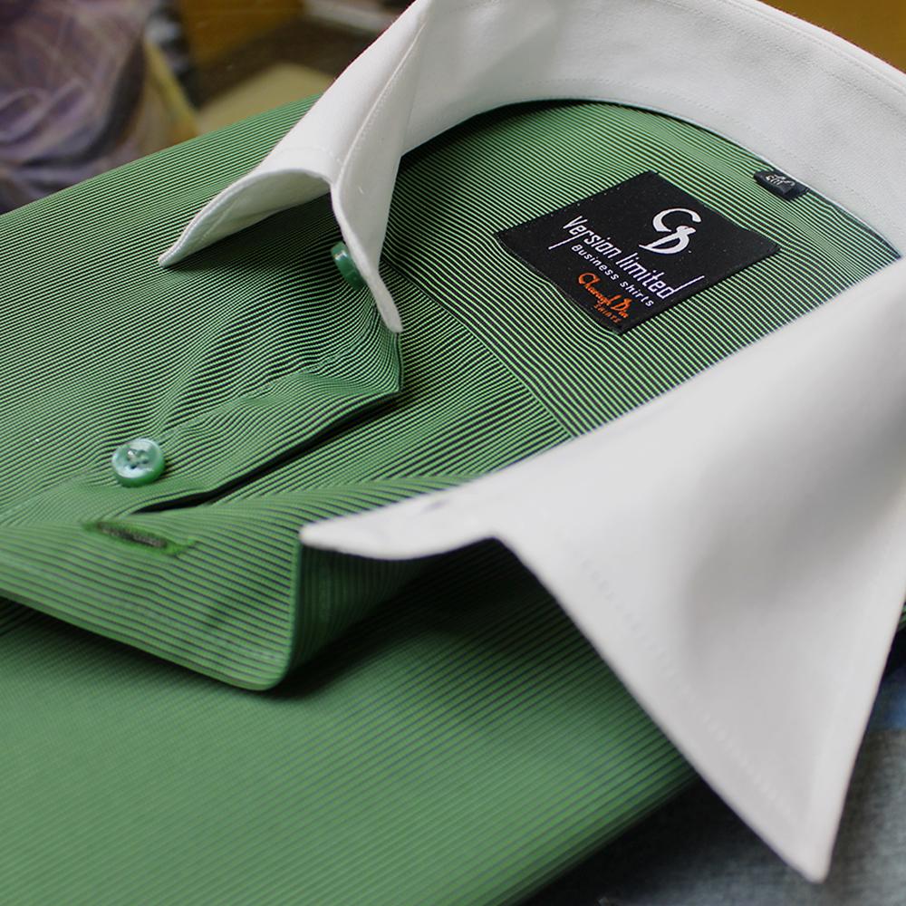 GREEN BUSINESS SHIRT