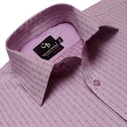CHECK PINK SHIRT
