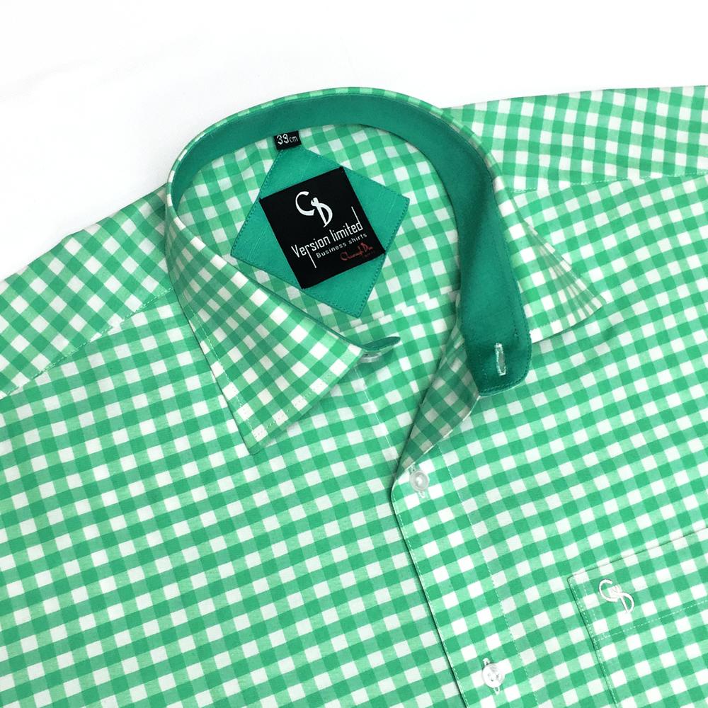 GREEN BUSINESS SHIRT