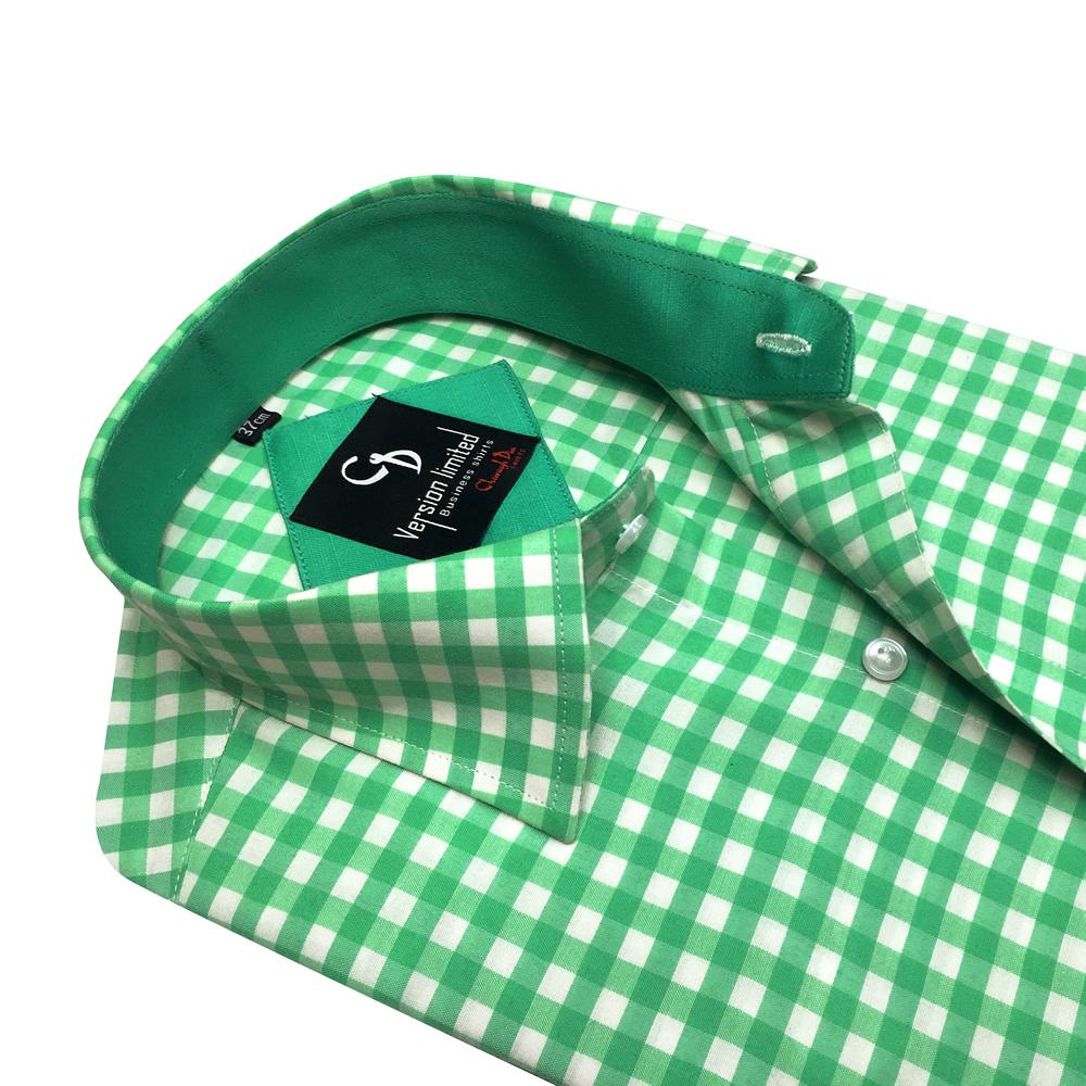 GREEN BUSINESS SHIRT