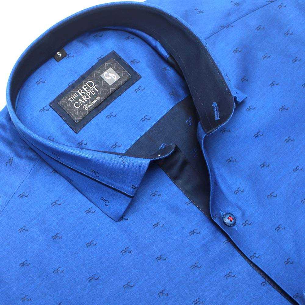 BLUE SLIM SHIRT