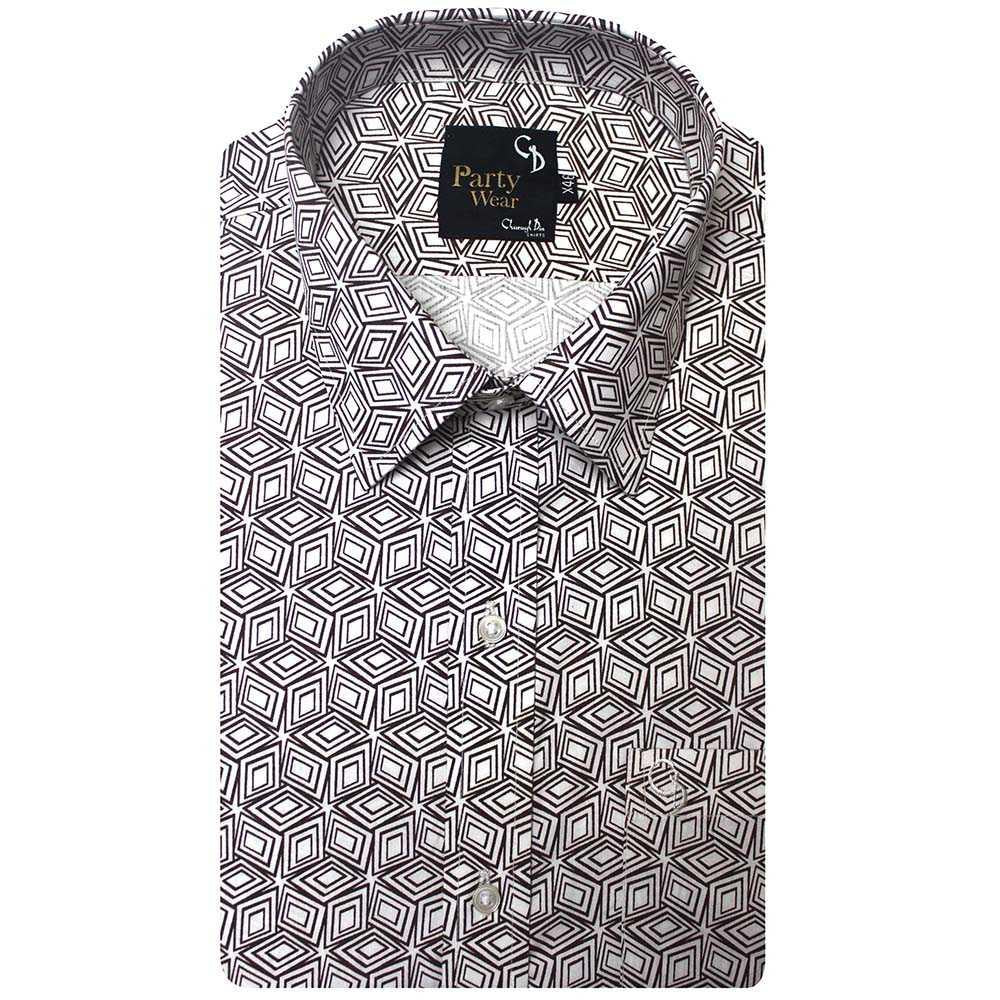 BROWN PARTY SHIRT