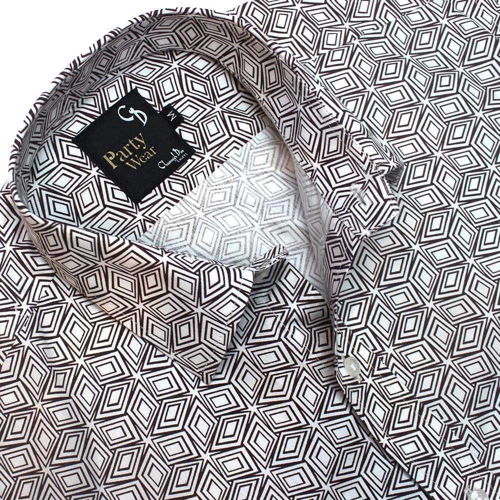 BROWN PARTY SHIRT