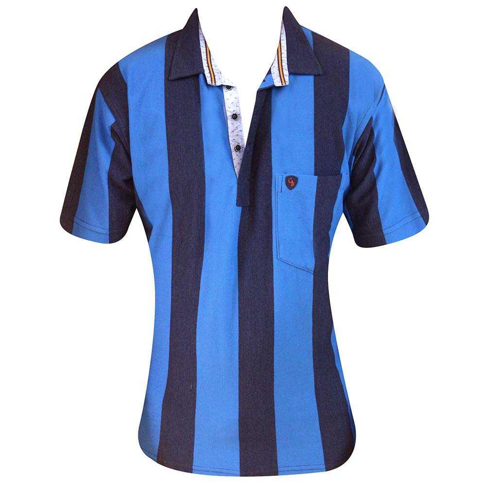 BLUE POLO T-SHIRT