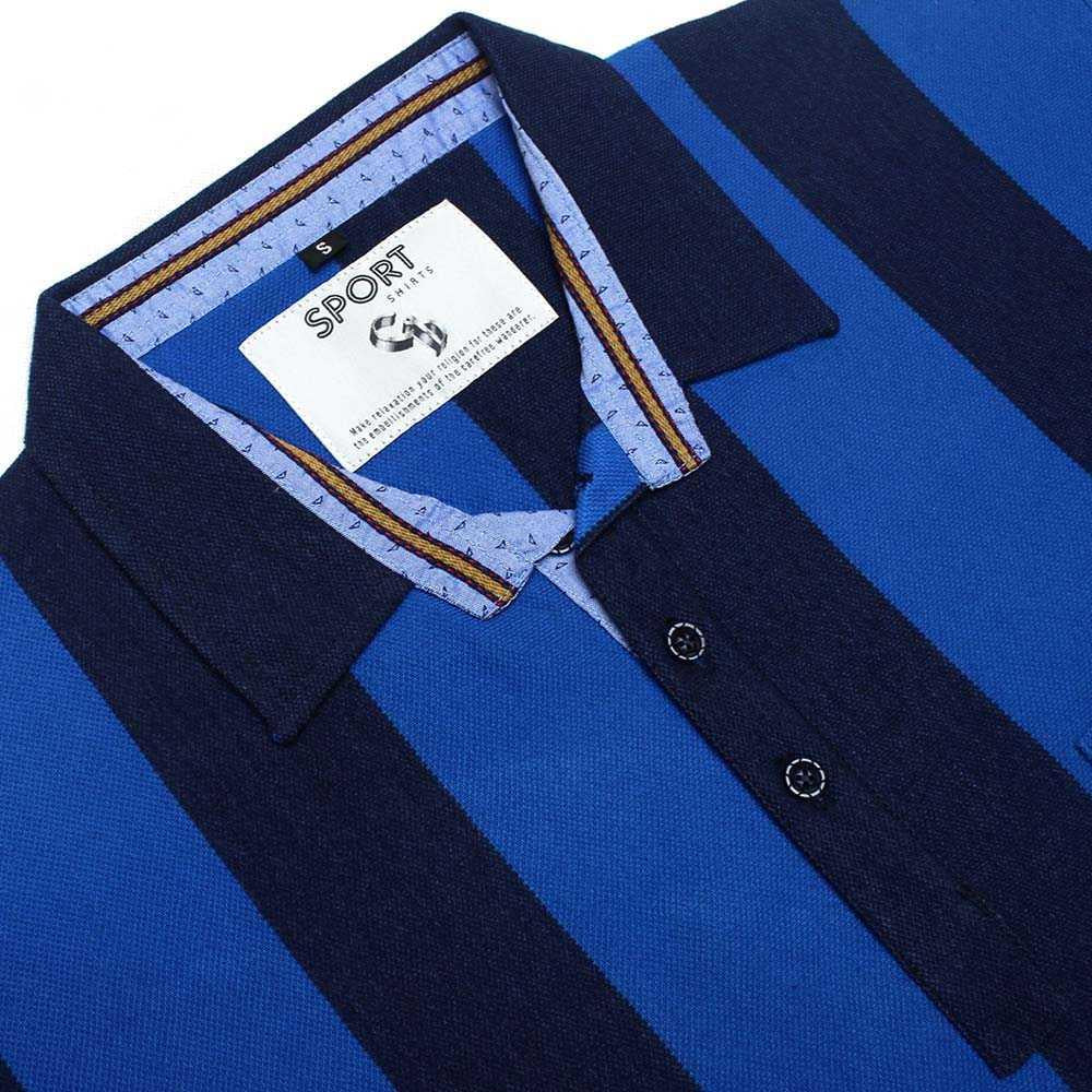 BLUE POLO T-SHIRT