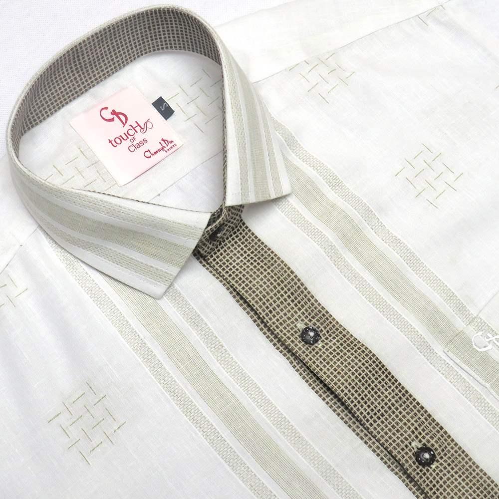 CREAM PARTY SHIRT