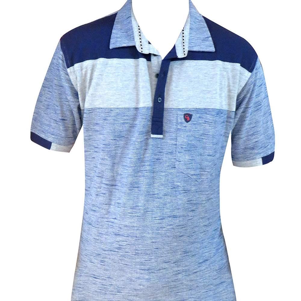 BLUE POLO T-SHIRT