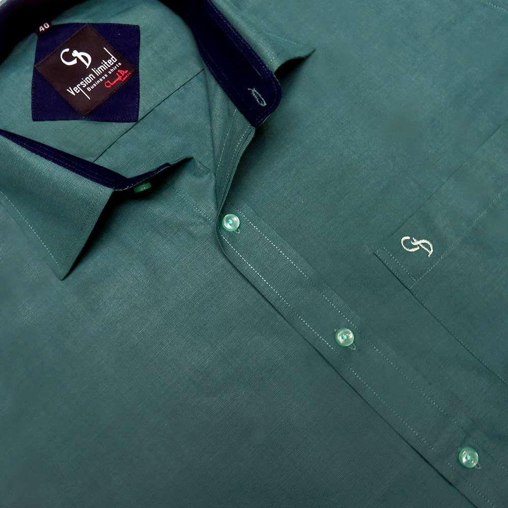 GREEN BUSINESS SHIRT