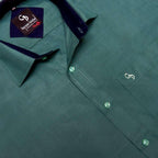 GREEN BUSINESS SHIRT