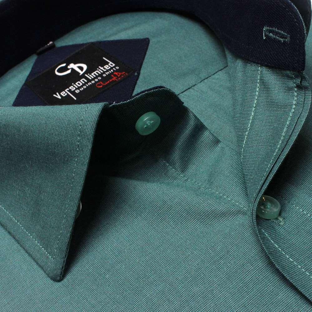 GREEN BUSINESS SHIRT