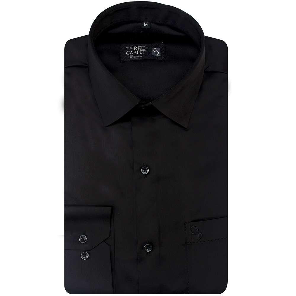 BLACK SLIM SHIRT