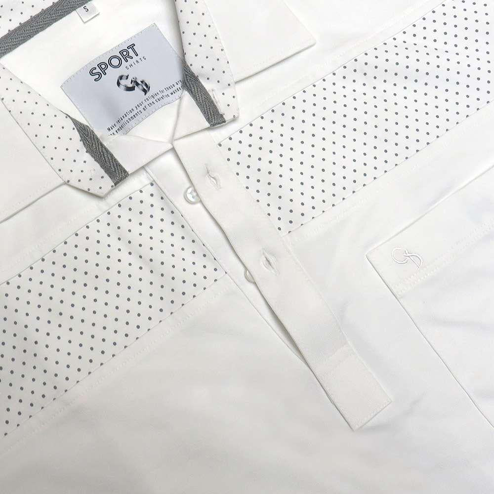 WHITE POLO T-SHIRT