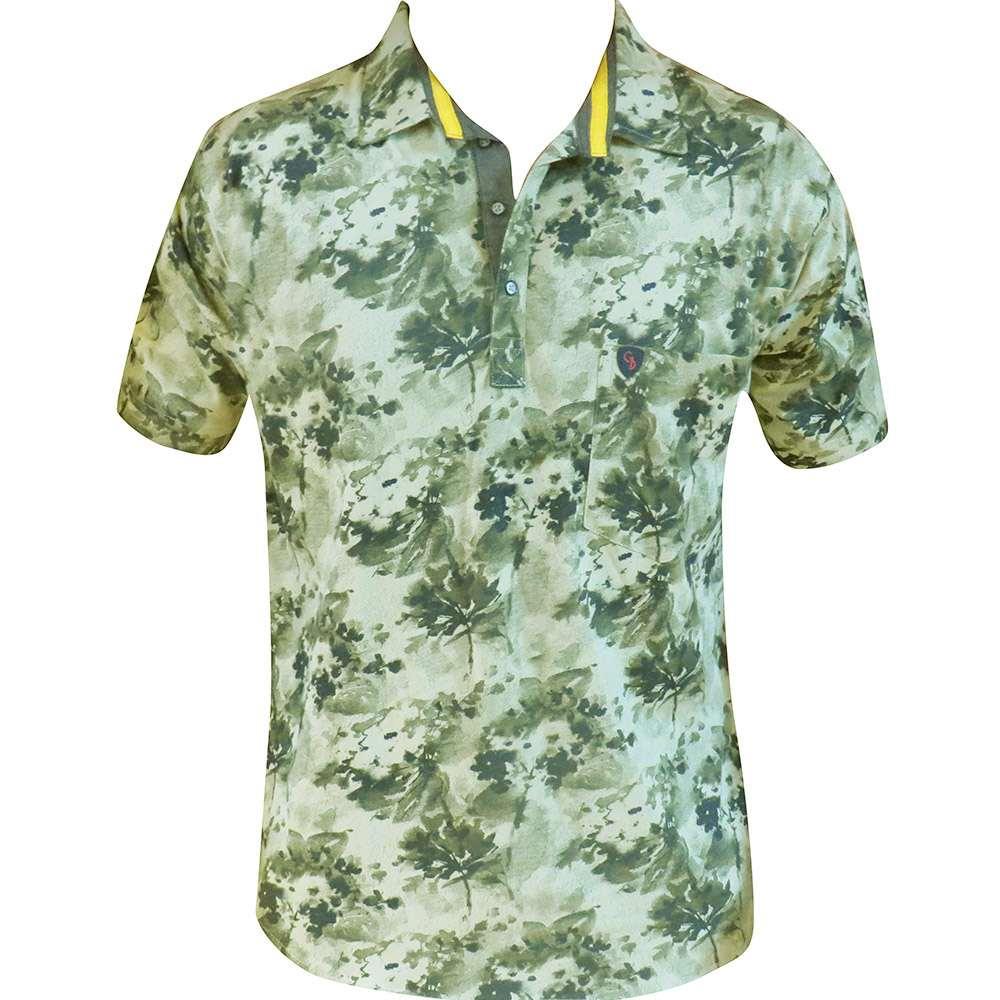 GREEN POLO T-SHIRT