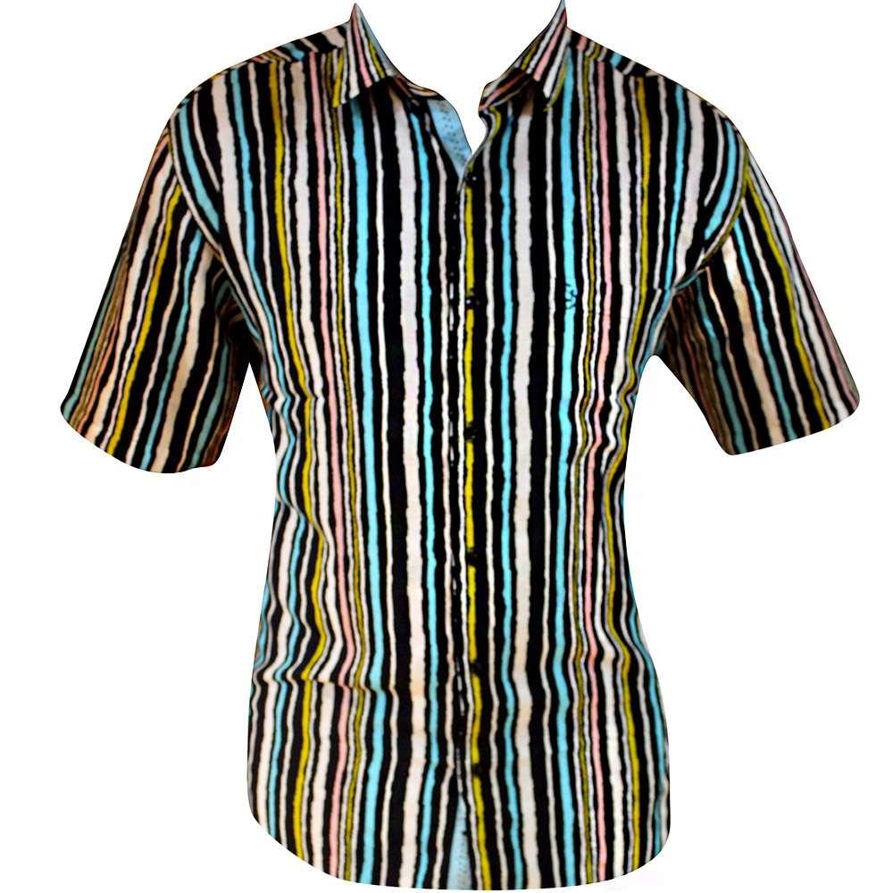 BLUE SLIM SHIRT