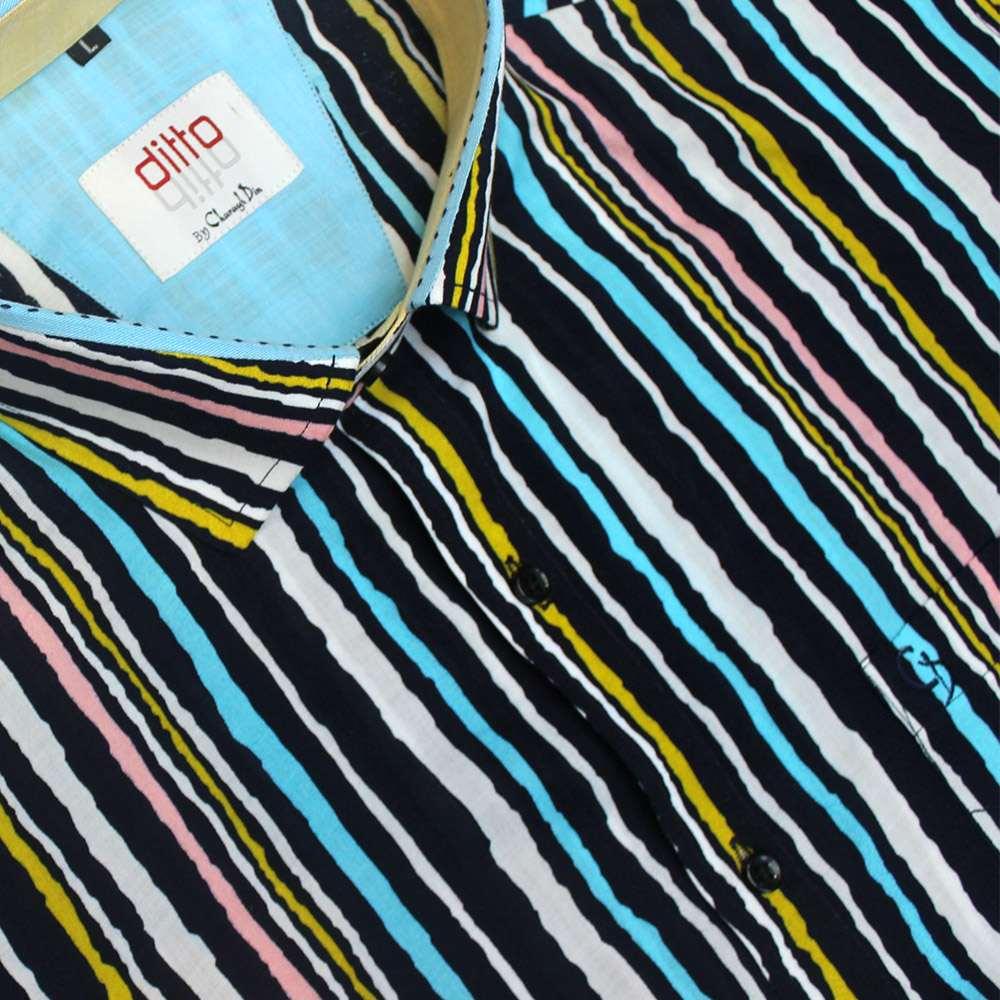 BLUE SLIM SHIRT