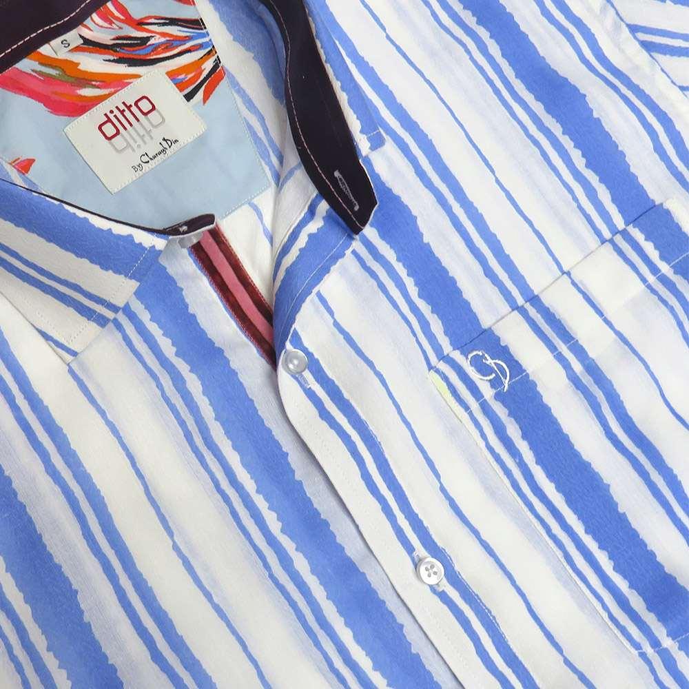 BLUE SLIM SHIRT