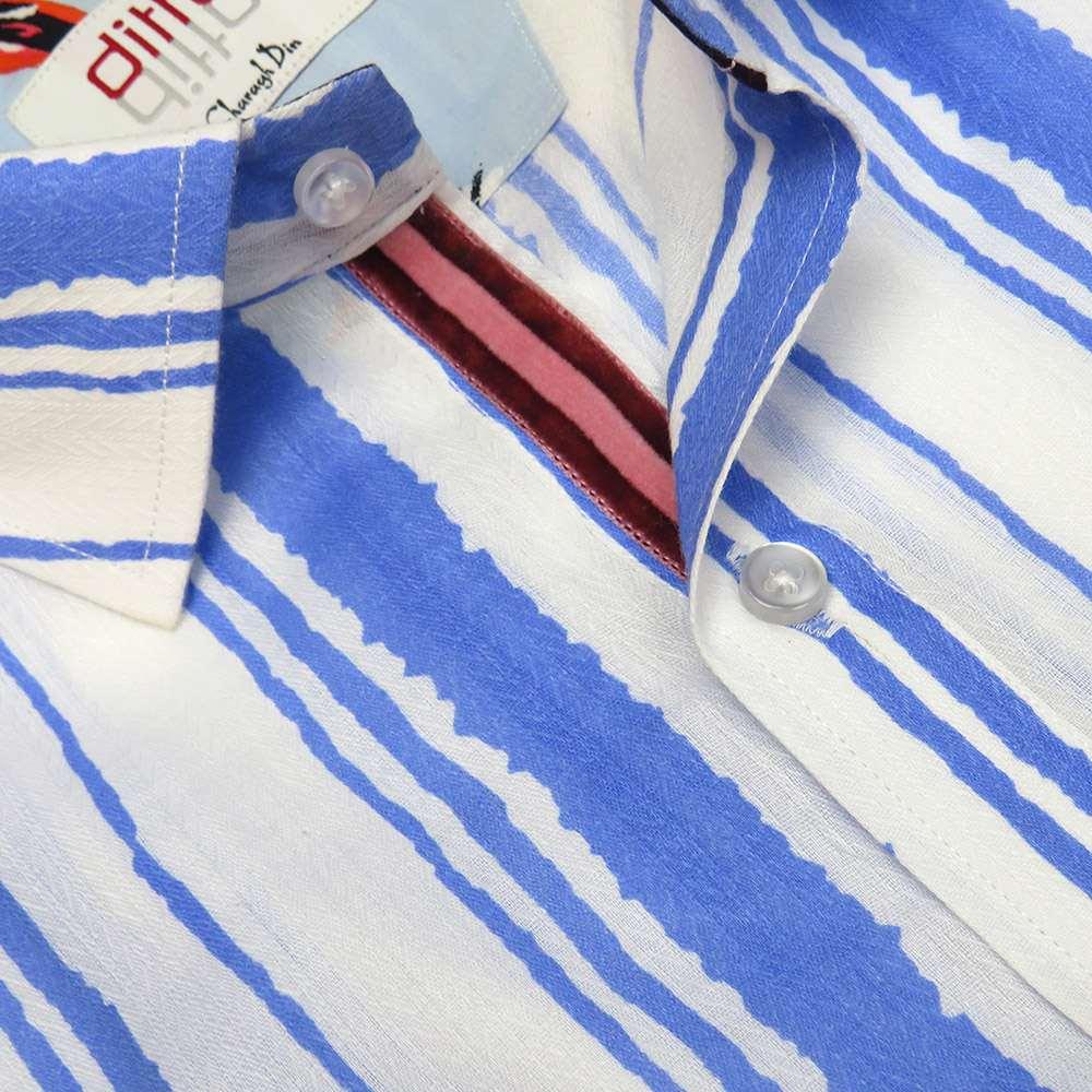 BLUE SLIM SHIRT