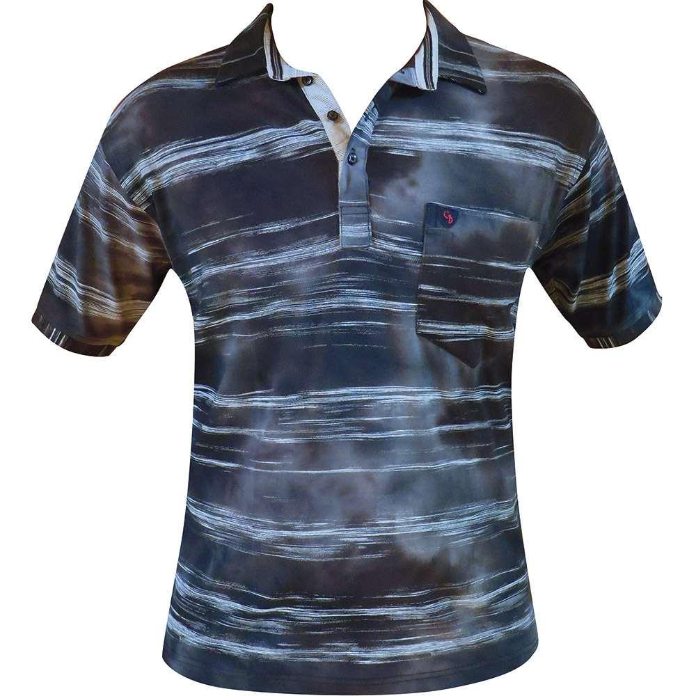 BLACK POLO T-SHIRT