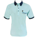 AQUA BLUE POLO T-SHIRT