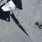 LIGHT GREY POLO T-SHIRT