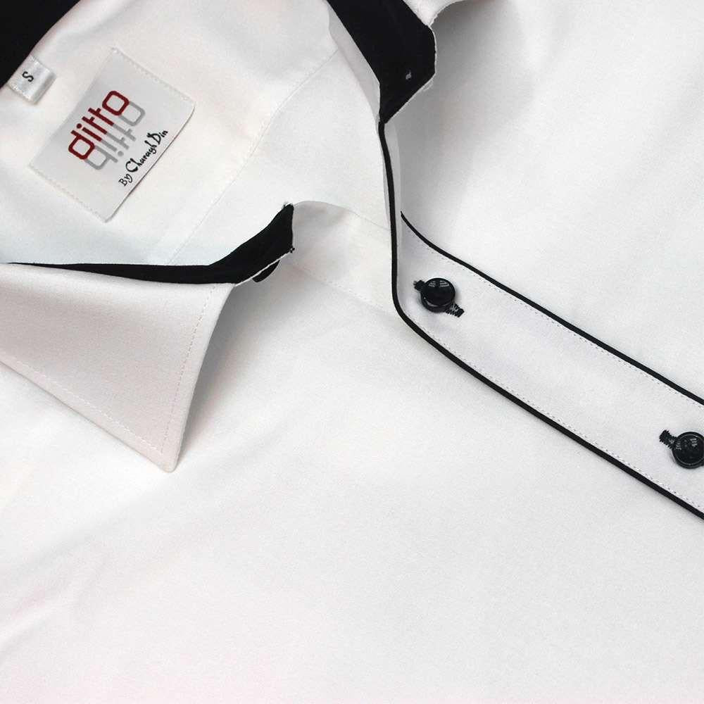 WHITE SLIM SHIRT