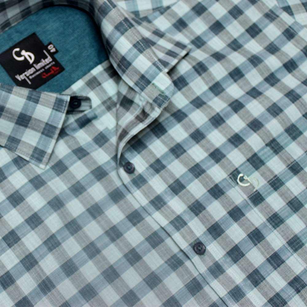 GREEN BUSINESS SHIRT