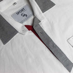 WHITE POLO T-SHIRT
