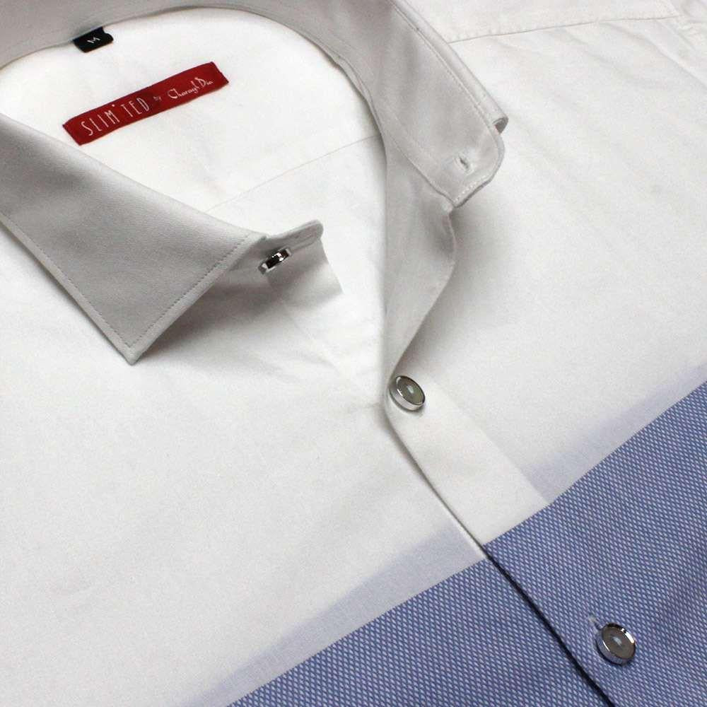 BLUE SLIM SHIRT