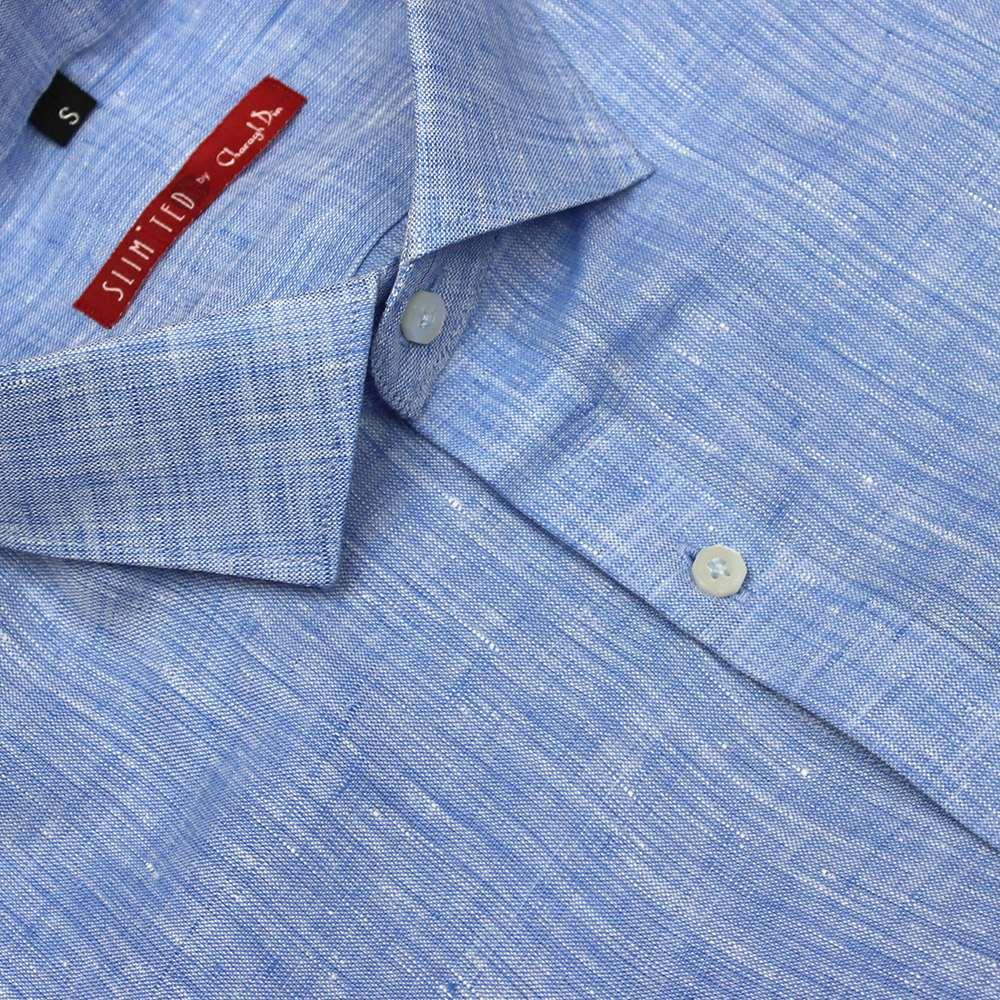 BLUE SLIM SHIRT
