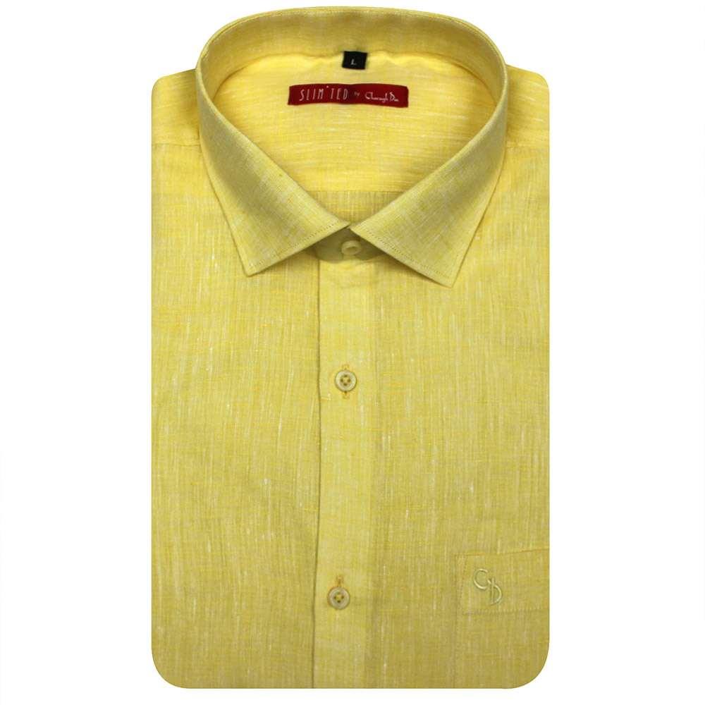 YELLOW SLIM SHIRT