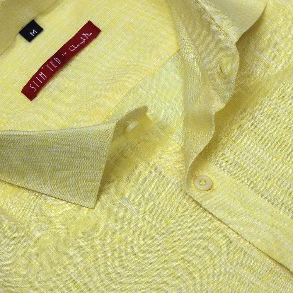 YELLOW SLIM SHIRT
