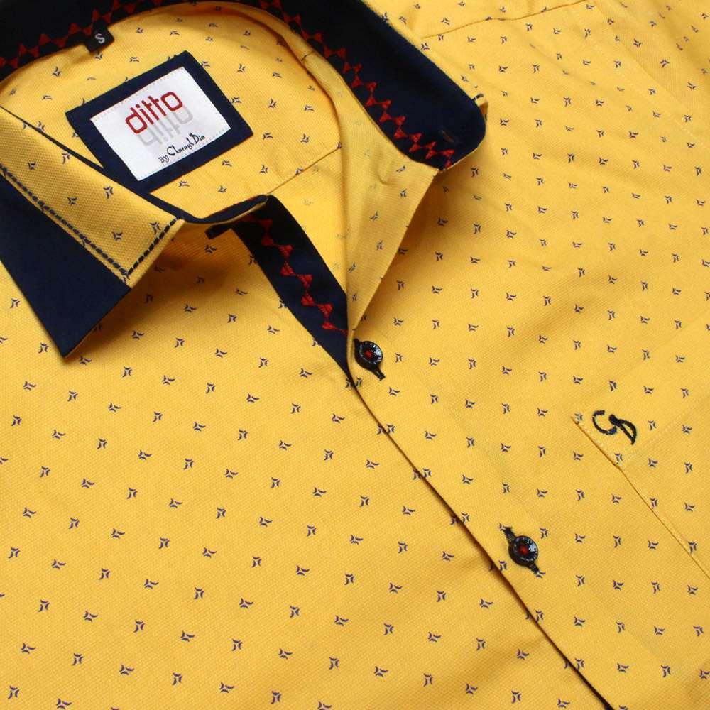YELLOW SLIM SHIRT