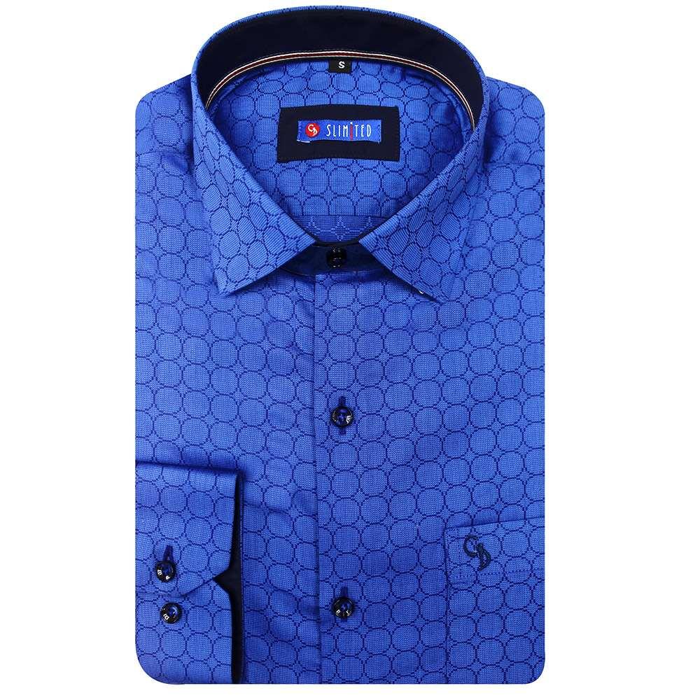 BLUE SLIM SHIRT