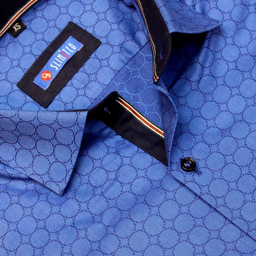 BLUE SLIM SHIRT