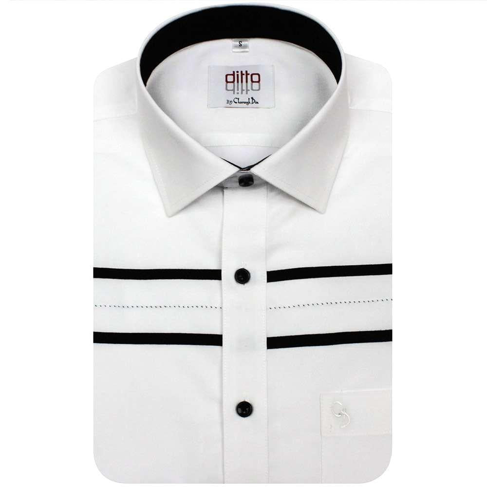 WHITE SLIM SHIRT