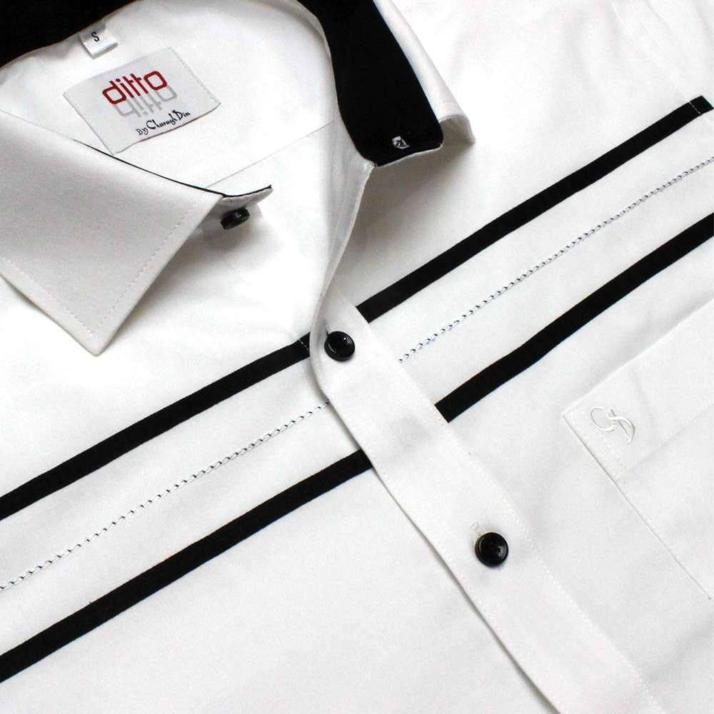 WHITE SLIM SHIRT