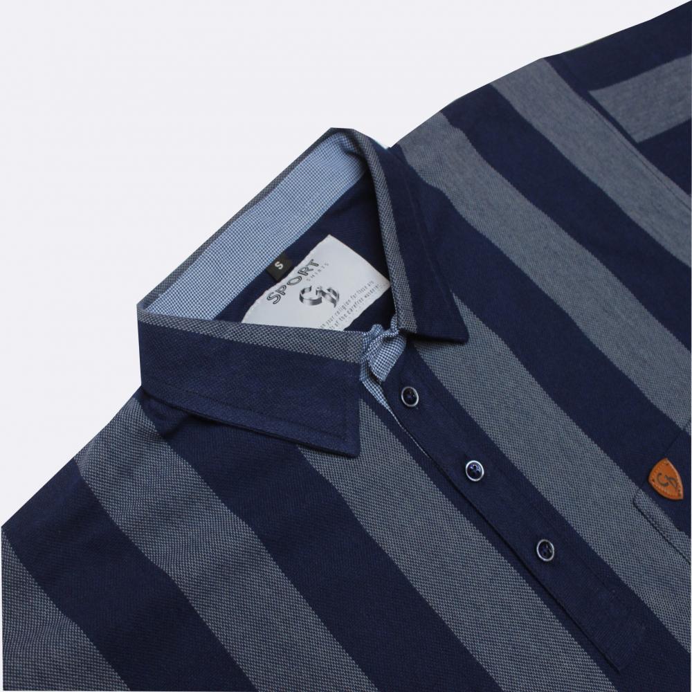 GREY POLO T-SHIRT