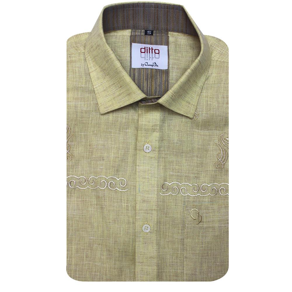 KHAKHI SLIM SHIRT