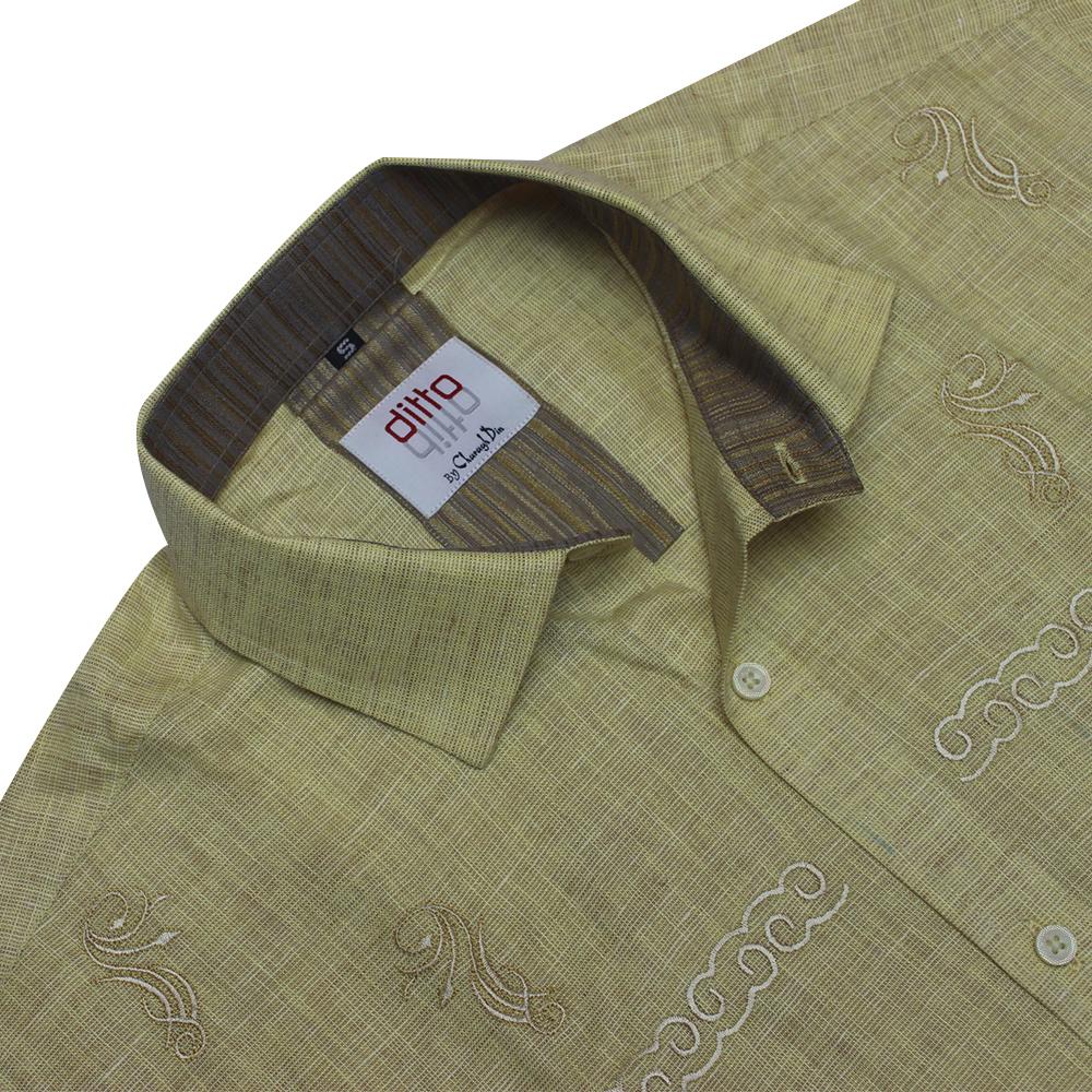 KHAKHI SLIM SHIRT