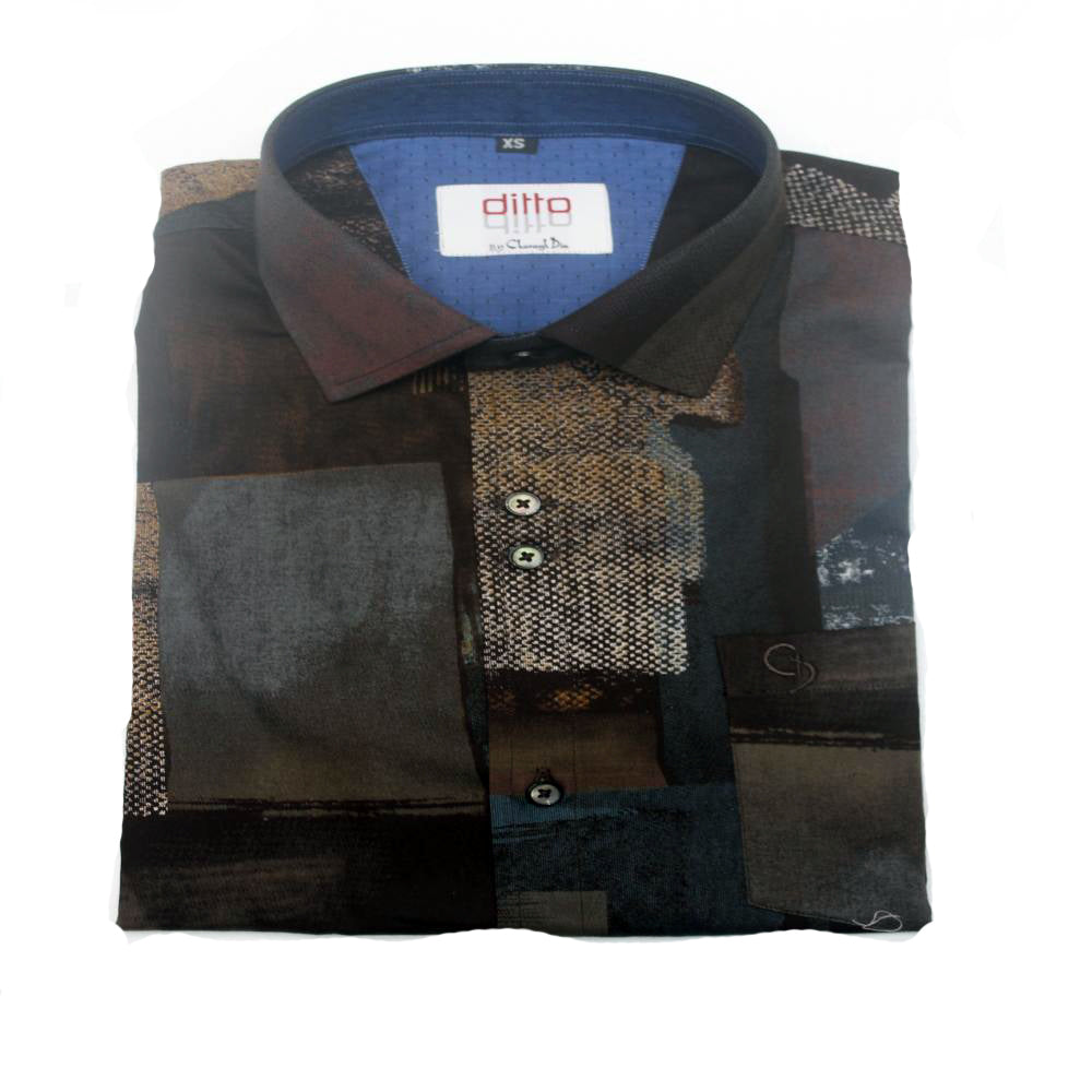 BROWN PARTY SHIRT