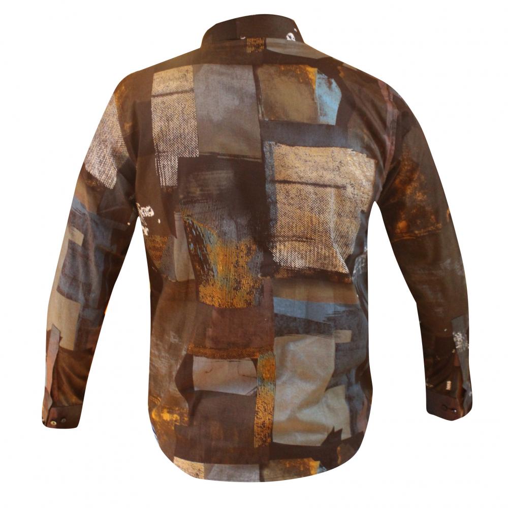 BROWN PARTY SHIRT