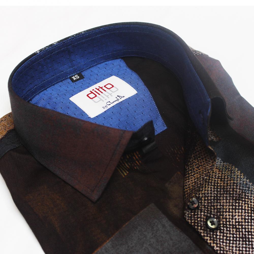 BROWN PARTY SHIRT