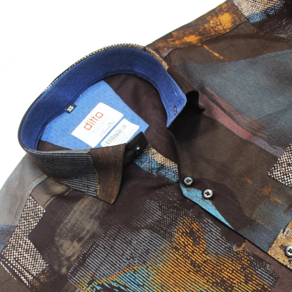 BROWN PARTY SHIRT